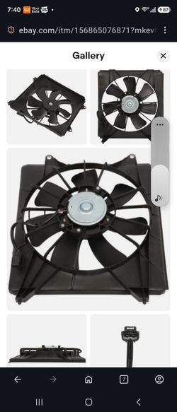 Condenser

Cooling Fan

Assembly For

2013-2017 Honda

Accord Passenger

Side