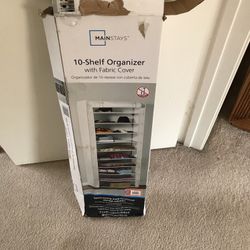 10 Shelf Closet Organizer