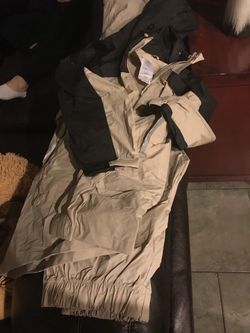 Coleman PVC/Nylon Rain Suit - Medium Tan/Black