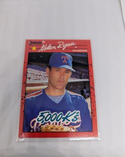 1990 Donruss 5000K Nolan Ryan #659 ERROR Card No Period "." after Inc