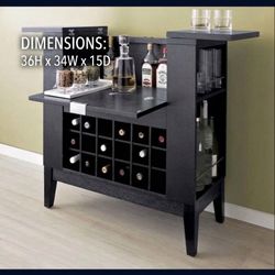 Crate & Barrel Spirits & Wine Cabinet