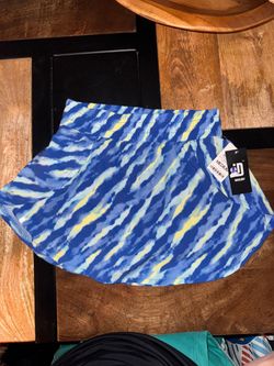 Ideology Athletic Skort Medium Blue Tie-Dye