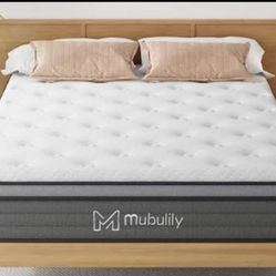 Mubulily Queen Mattress – Like New (Used 2 Months, Protected, Mint Condition)