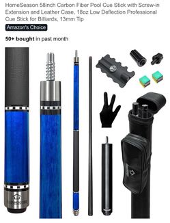 Carbon Fiber Pool Cue Stick