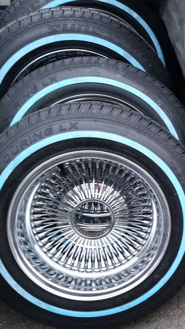 13x7 Reverse Wire Wheels With Tire’s for Sale in Phoenix, AZ OfferUp