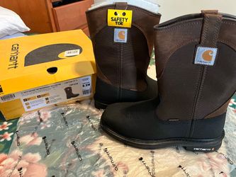 Steel toe work boots