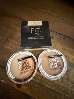 Maybelline fit me boot powder , Maybelline super stay 24 Hr powder foundation