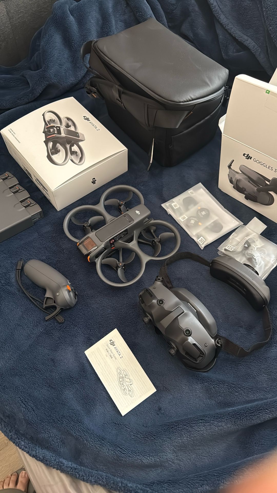 DJI Avata 2 FPV Drone (Fly More Combo – 3 Batteries) – BRAND NEW