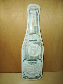 Vintage Pepsi tin sign