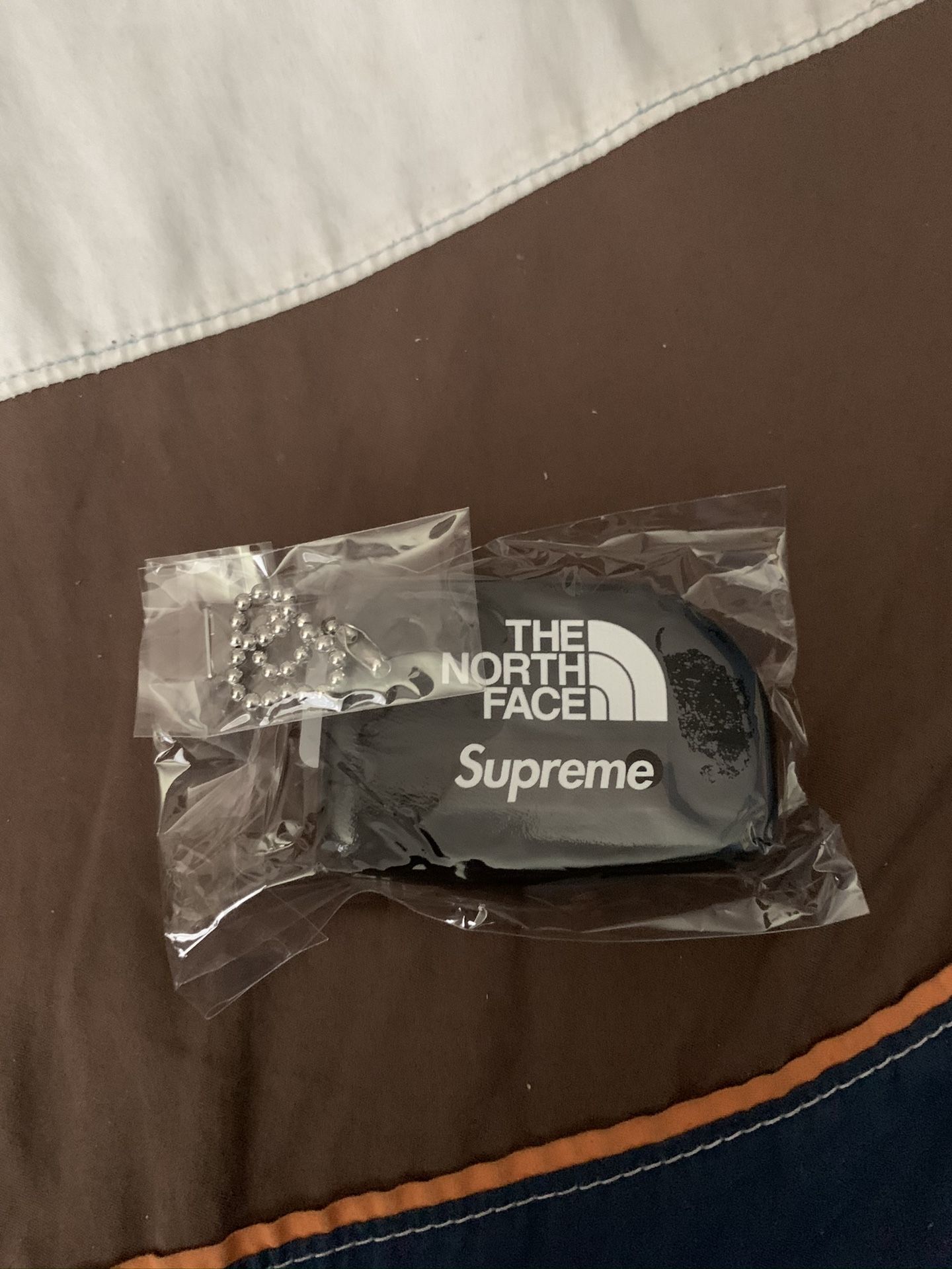 Supreme North Face keychain