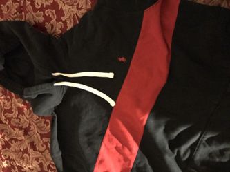 Black and red Ralph Lauren hoodie XL