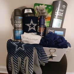 Mens Dallas Cowboys Gift Basket 