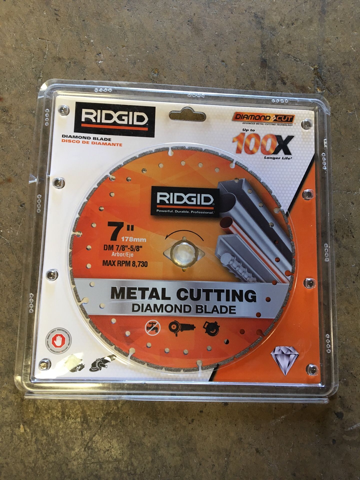 RIDGID 7 in. Metal Cutting Diamond Blade for Sale in Garden Grove