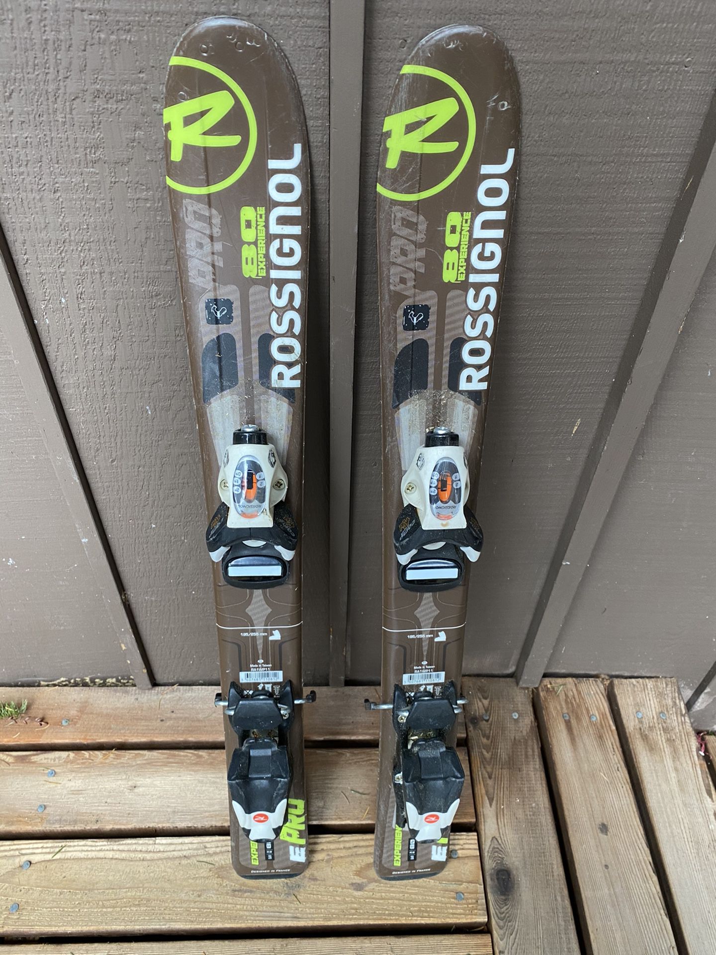 Kids 80cm - Rossignol Experience Pro Skis w/Adjustable Bindings