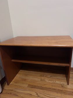 Vintage Wood Computer Table / TV Stand