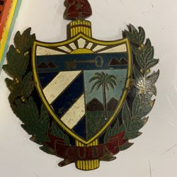 Cuba Coat Of Arm Medal 