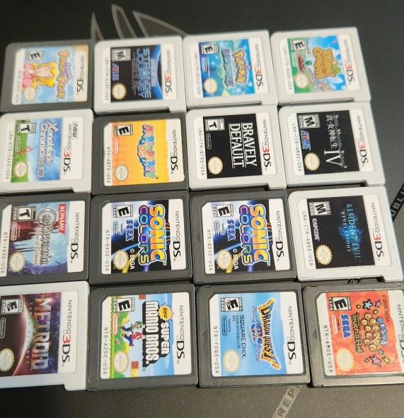 Nintendo DS and 3DS Games
