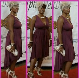 Plum Prada dress - size medium