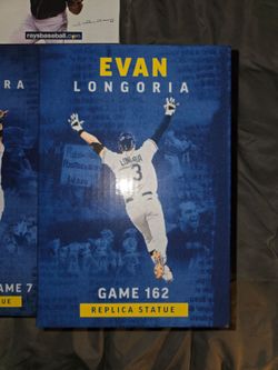 Evan Longoria Tampa Bay Rays Game 162 Replica Statue Figure Figures