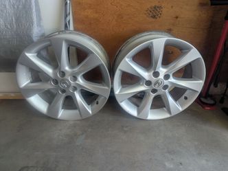 Two Lexus 19" OEM rims from a 2011 RX350