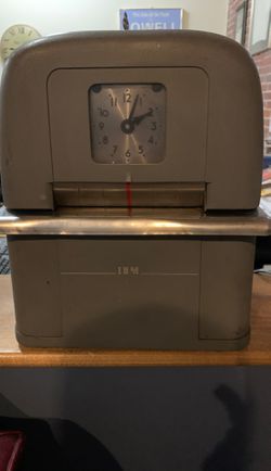 Antique IBM time Clock