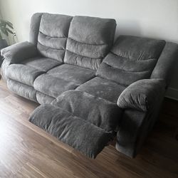 Upholstered Sofa -Grey