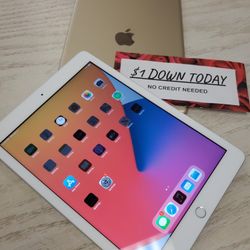 Apple iPad 5th Gen LTE And Wifi - $1 DOWN TODAY, NO CREDIT NEEDED - WARRANTY INCLUDED