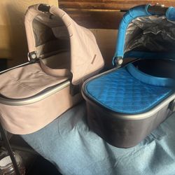 Uppababy V2 Stroller W/2 Bassinets (Pink/Blue) 