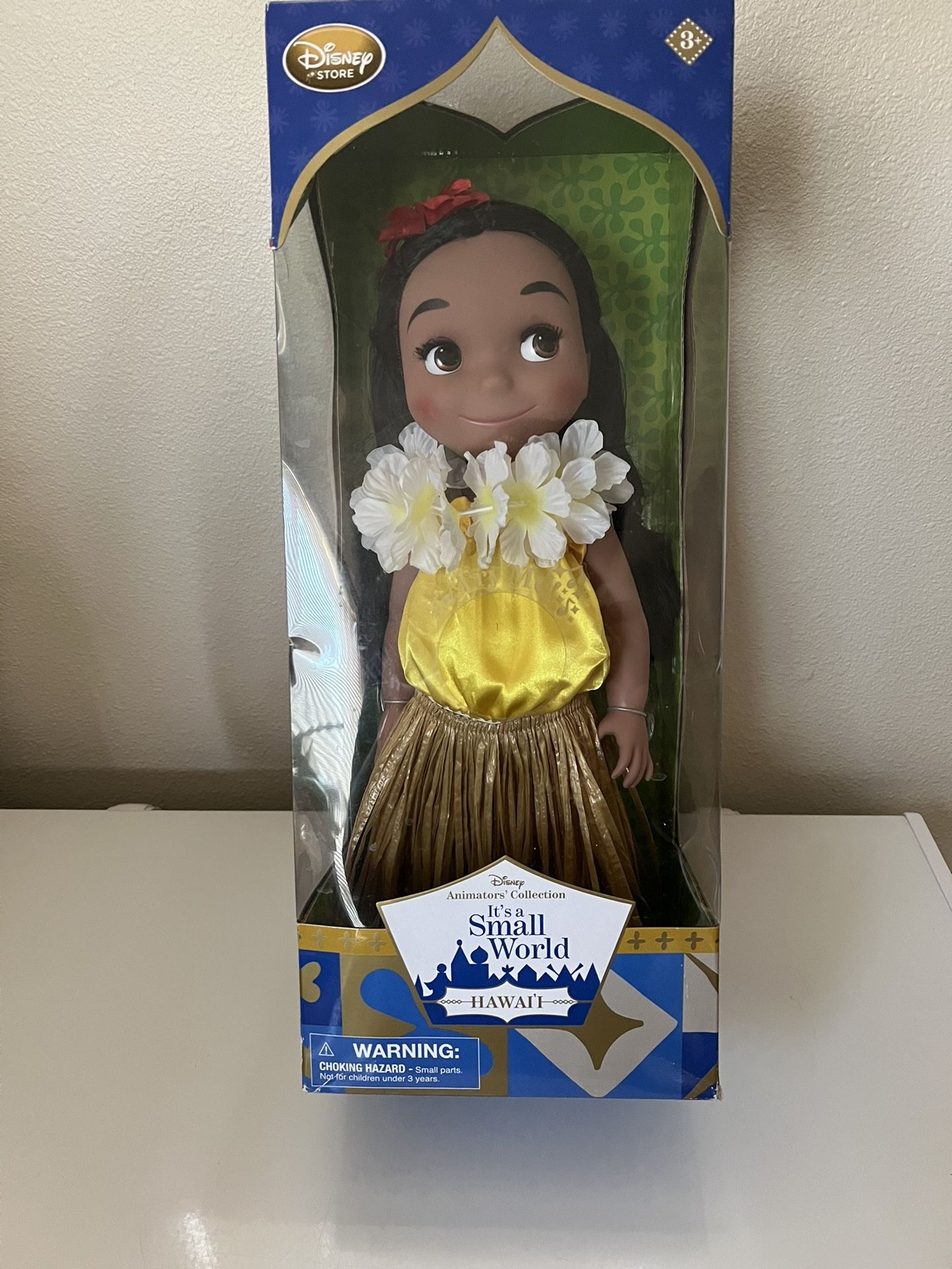 NIB It’s A Small World Hawaii Doll