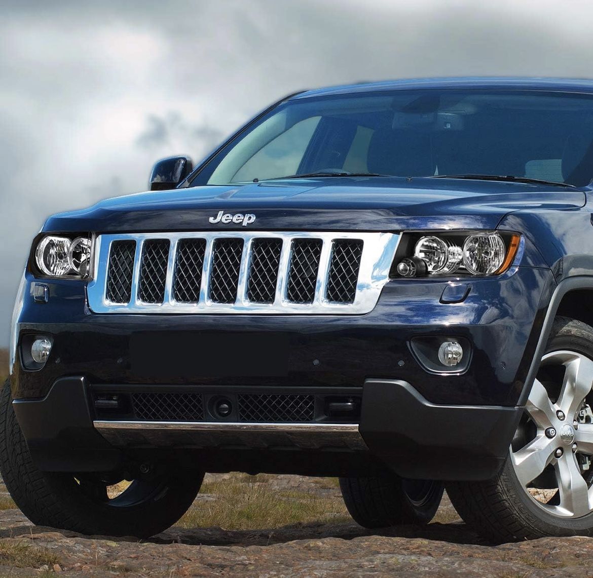 2011 To 2013 Jeep Cherokee Black Headlights Luces Negras Micas Focos Calaveras
