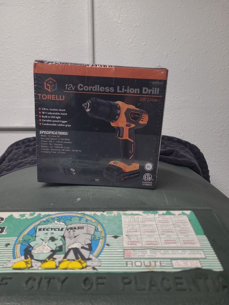 TORELLI 12V CORDLESS DRILL