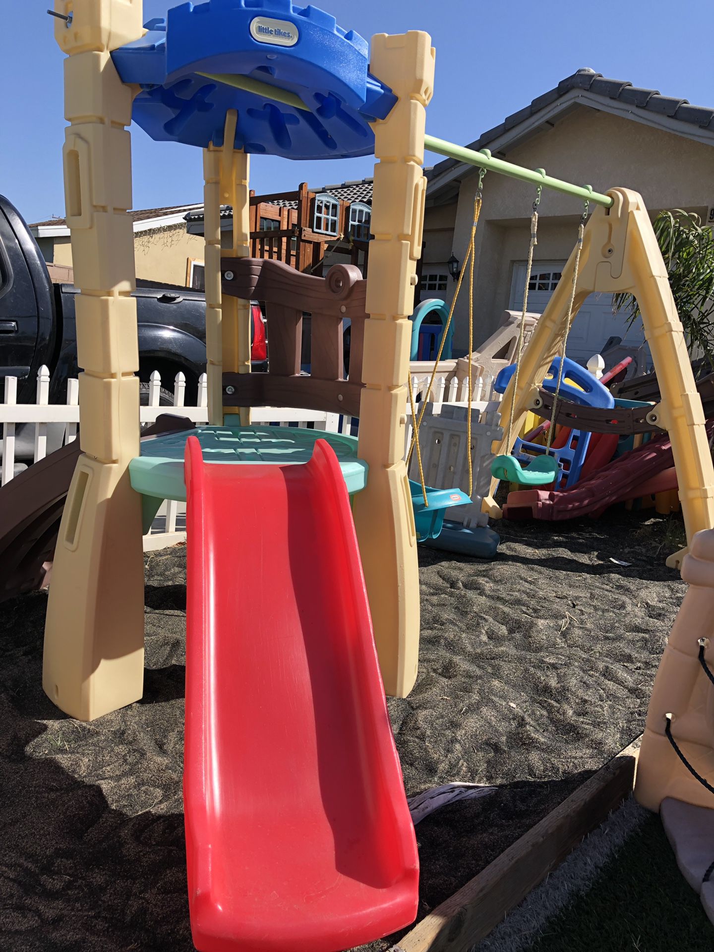 Little tikes playground swing set