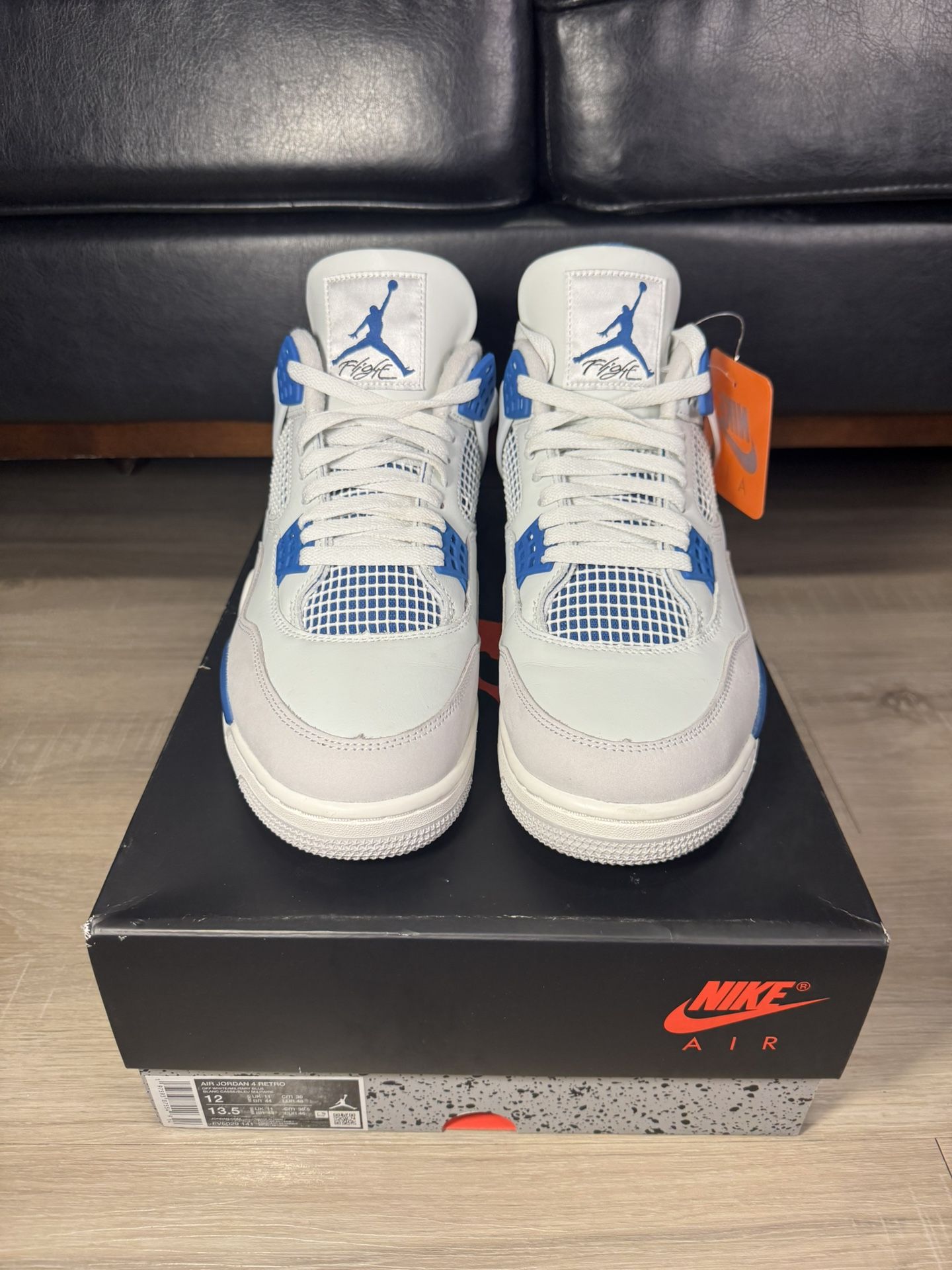 Size 12 - Air Jordan 4 Military blue 