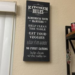 Kitchen Sign 