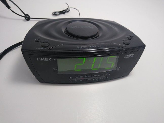 Timex T227BQ LED Display Alarm Clock Radio MP3 Line-In Cable with 3.5 Plug