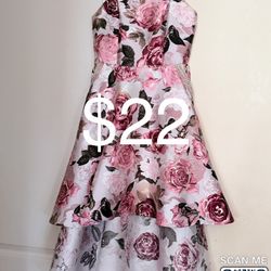 Big Girls Jacquard Party Dress,rose Gold,size-13/14