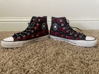 Converse Chuck Taylor Pro High Top Roses Thorns
