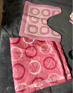Shower Curtian with rug