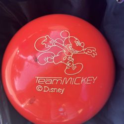 Kids’ Mickey Mouse Bowling Ball With Carrying Bag