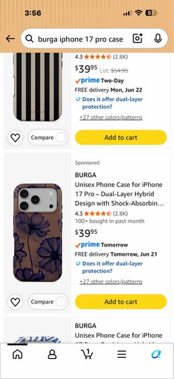 Burga Case iPhone 17 pro