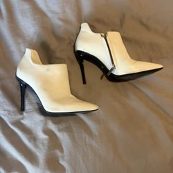 Women’s Michael Kors White Stiletto Booties