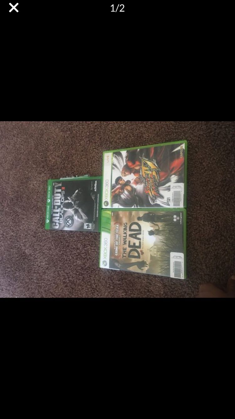 2 XBOX 360 GAMES 1 XBOX 1/360 GAMES