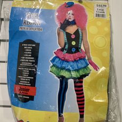 Clown Costume For Junior Girls