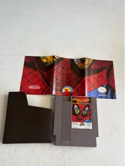 Nintendo NES Spider-Man Return of The Sinister Six game with manual
