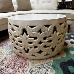 Hand Carved Coffee Table 
