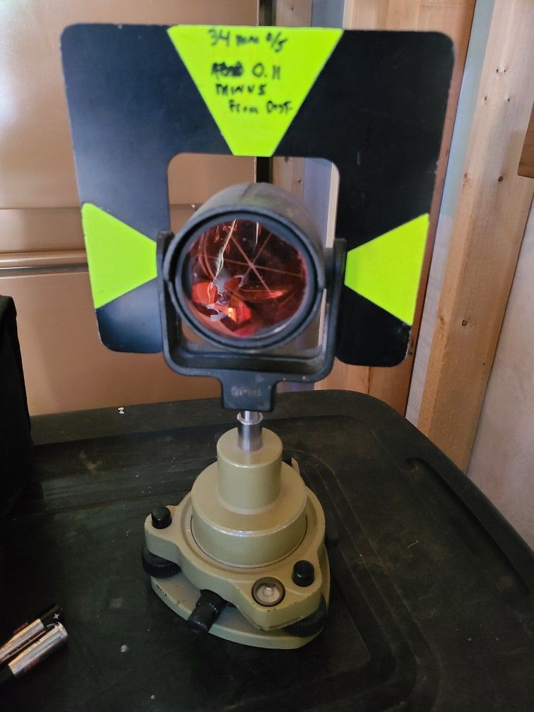Leica Surveyor Prism And Holder