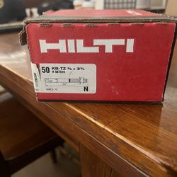 Hilti Bolt TZ Expansion Anchors Box Of 50