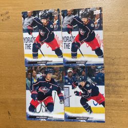 2022 UPPER DECK WASHINGTON CAPITALS 4 CARD LOT 