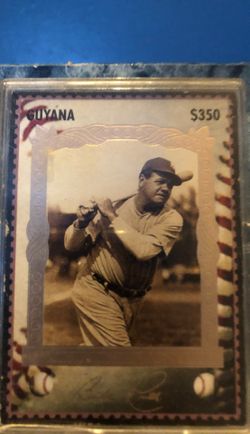 Babe ruth baseball card