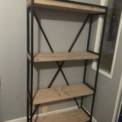 Modern Industrial Shelving Unit It Is Made Out High Quality Metal and  Solid Wood